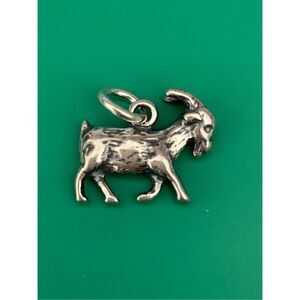 .925 Goat Farm Animal Sterling Silver Jewelry Charm #farm